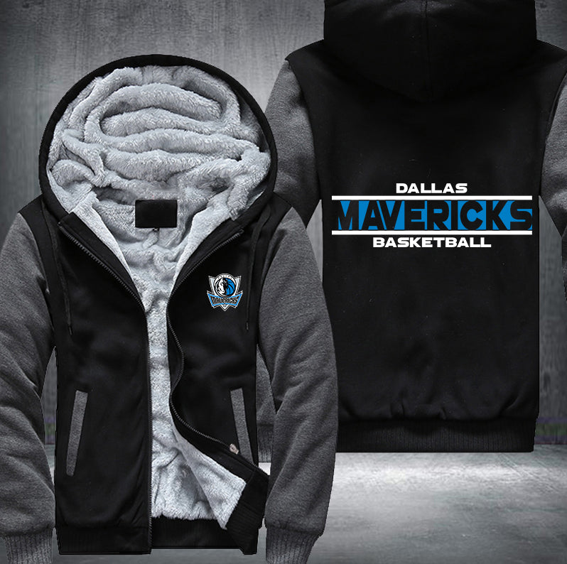 Dallas Mavericks Basketball Printing Fleece Hoodies Jacket