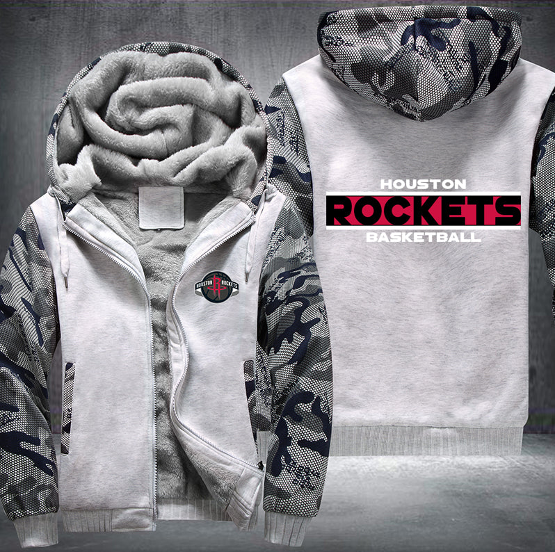 Houston Rockets Basketball Printing Fleece Hoodies Jacket