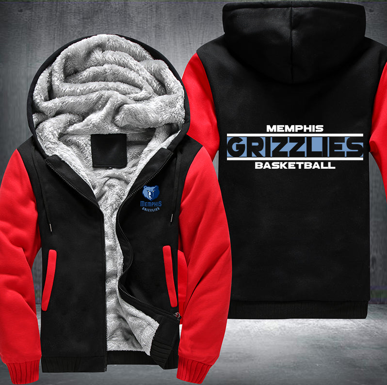 Memphis Grizzlies Basketball Printing Fleece Hoodies Jacket