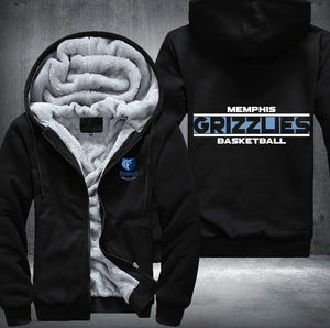 Memphis Grizzlies Basketball Printing Fleece Hoodies Jacket