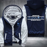 Memphis Grizzlies Basketball Printing Fleece Hoodies Jacket