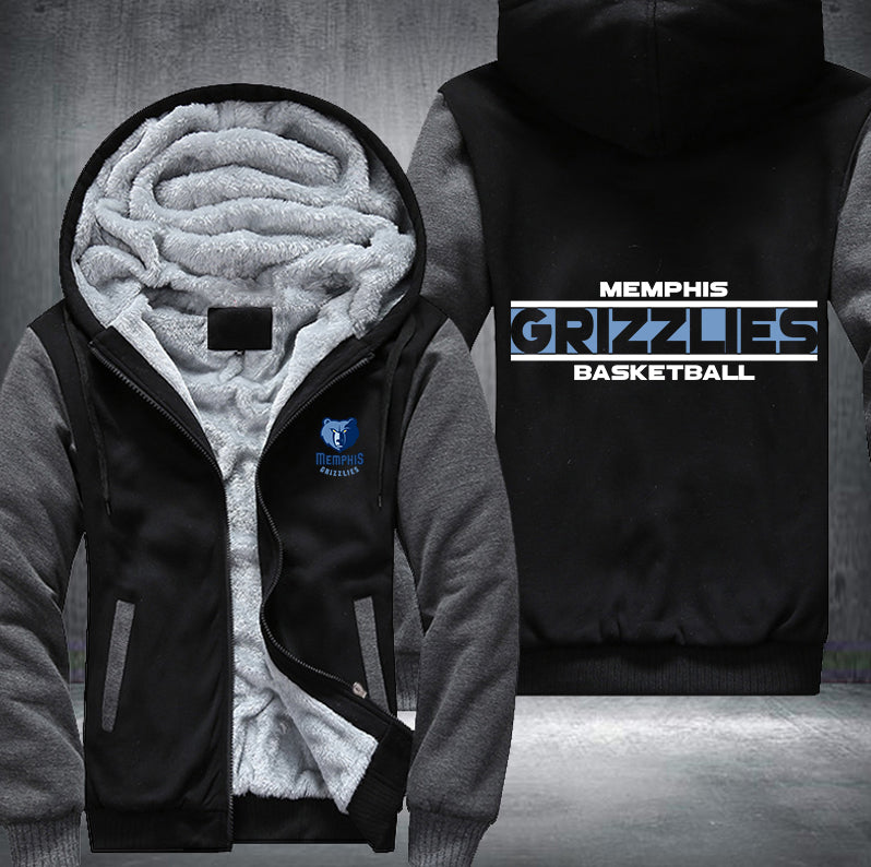 Memphis Grizzlies Basketball Printing Fleece Hoodies Jacket