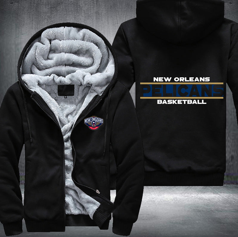 New Orleans Pelicans Basketball Printing Fleece Hoodies Jacket