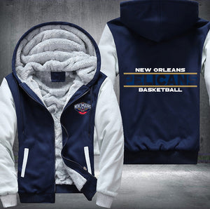 New Orleans Pelicans Basketball Printing Fleece Hoodies Jacket