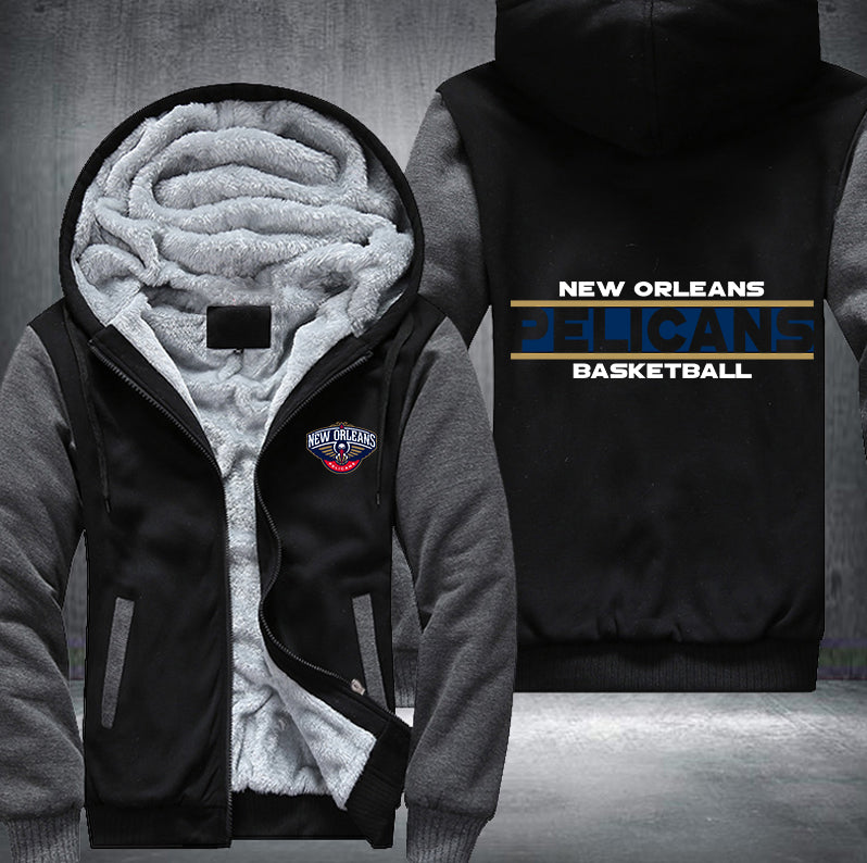 New Orleans Pelicans Basketball Printing Fleece Hoodies Jacket