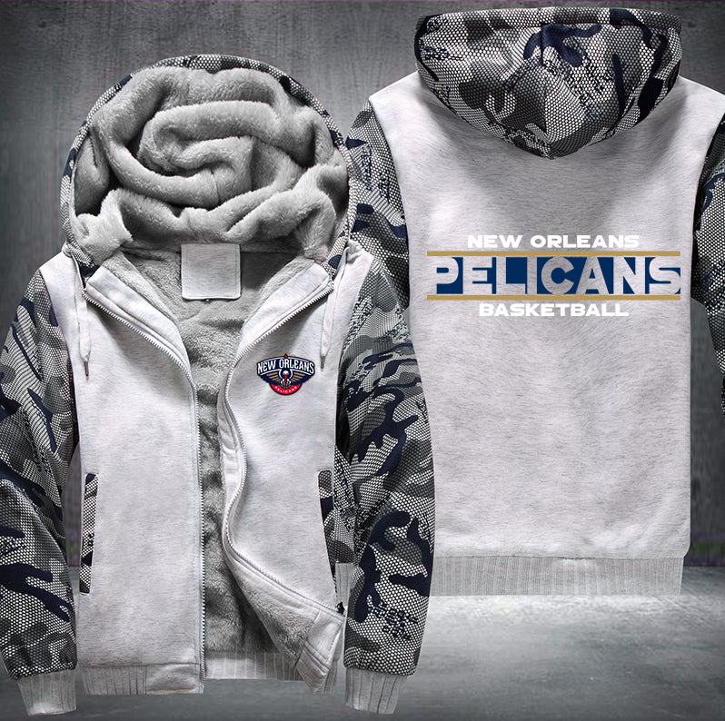 New Orleans Pelicans Basketball Printing Fleece Hoodies Jacket