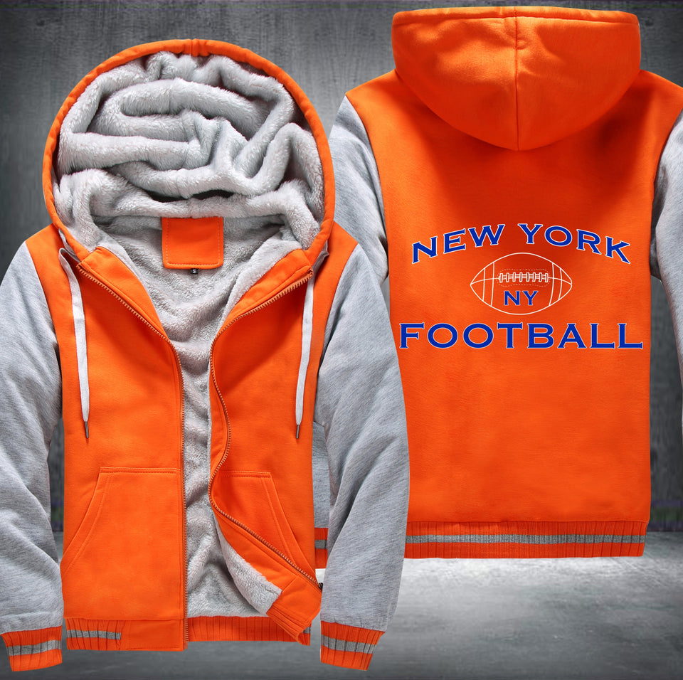 New York Football Fleece Hoodies Jacket