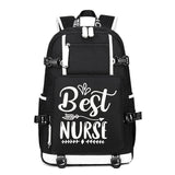 Best Nurse printing Canvas Backpack