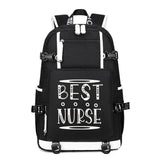 Best Nurse printing Canvas Backpack