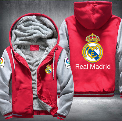 Real Madrid Soccer Fleece Hoodies Jacket