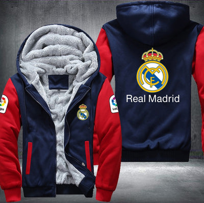 Real Madrid Soccer Fleece Hoodies Jacket