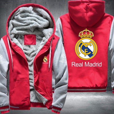 UCL Real Madrid Soccer Fleece Hoodies Jacket