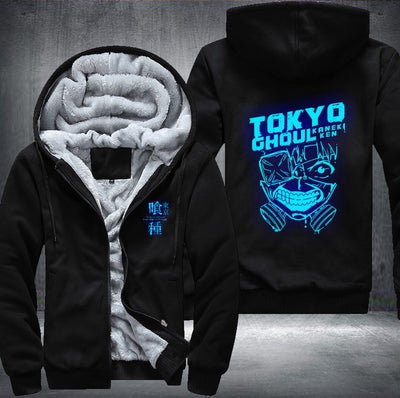 Tokyo Ghoul Kaneki Ken Blue Fleece Hoodies Jacket