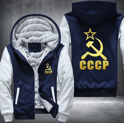 CCCP Soviet Union Fleece Hoodies Jacket