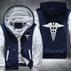 Nurse symbol Printing Fleece Hoodies Jacket