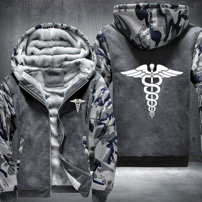Nurse symbol Printing Fleece Hoodies Jacket