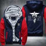 RPN register practical nurse logo Printing Fleece Hoodies Jacket