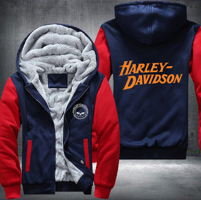 Harley Davidson Printing Fleece Hoodies Jacket