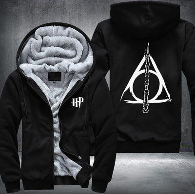 Harry Potter deathly hallows Fleece Hoodies Jacket