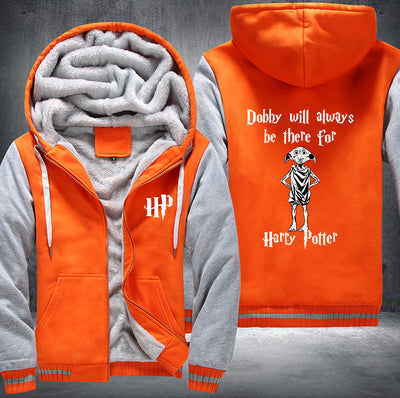 Dobby will always be there for Harry Potter Fleece Hoodies Jacket