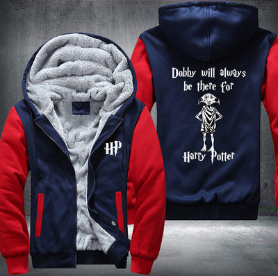Dobby will always be there for Harry Potter Fleece Hoodies Jacket