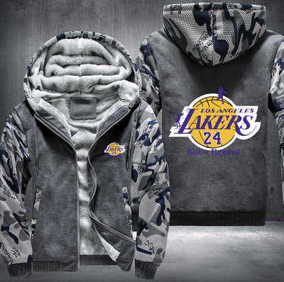 Los Angeles Lakers 24 Kobe Bryant Legend Fleece Hoodies Jacket