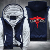 LAB TECH NURSE Printing Fleece Hoodies Jacket