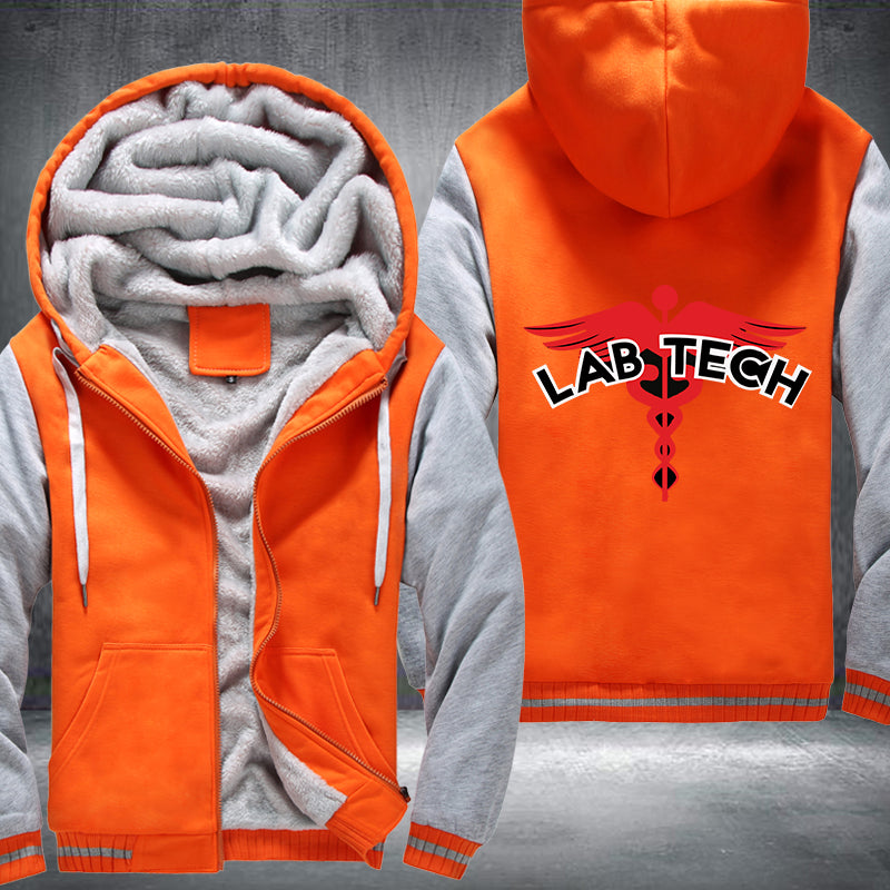 LAB TECH NURSE Printing Fleece Hoodies Jacket
