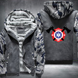 Firefighter EMT Printing Fleece Hoodies Jacket