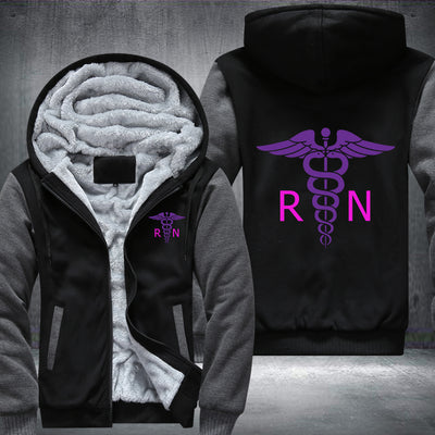 R-N REGISTERED NURSE Printing Fleece Hoodies Jacket