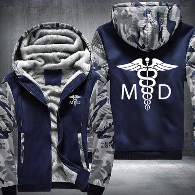 Medical Doctor MD Fleece Hoodies Jacket