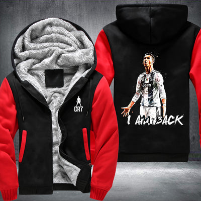Christiano Ronaldo I am back Printing Fleece Hoodies Jacket