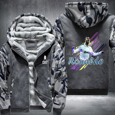 CR7 Ronaldo Printing Fleece Hoodies Jacket