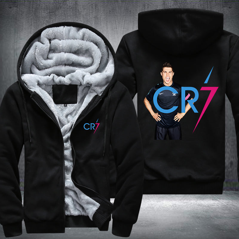 CR7 Printing Fleece Hoodies Jacket