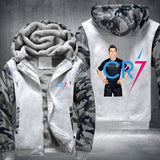 CR7 Printing Fleece Hoodies Jacket