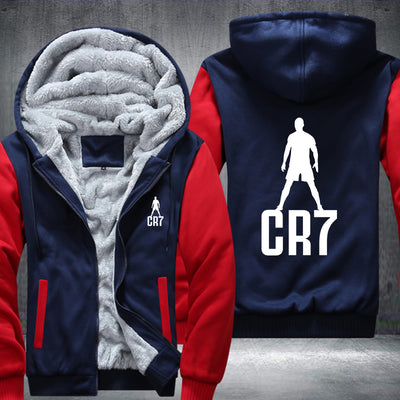 CR7 logo Printing Fleece Hoodies Jacket