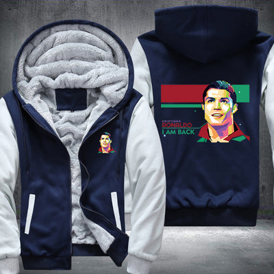 Ronaldo CR7 Printing Fleece Hoodies Jacket