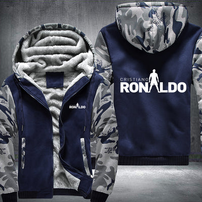 Cristiano Ronaldo Printing Fleece Hoodies Jacket