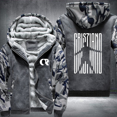 CR7 Cristiano Ronaldo 7 Printing Fleece Hoodies Jacket