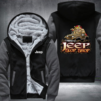 Jeep slop shop Fleece Hoodies Jacket
