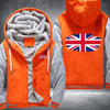 UK Great Britain Fleece Hoodies Jacket