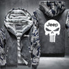 Skull Jeep Fleece Hoodies Jacket