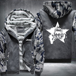 Jeep Girl Fleece Hoodies Jacket