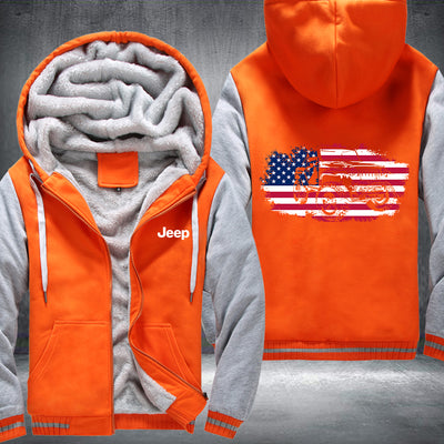 American Jeep Fleece Hoodies Jacket
