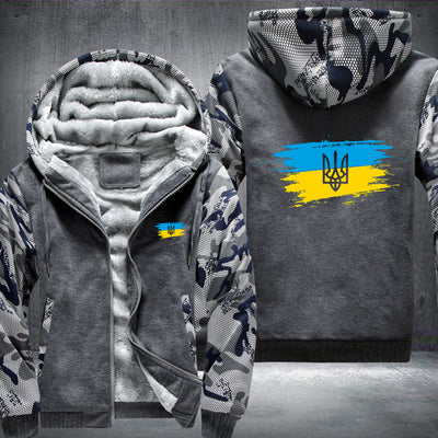 Ukraine Fleece Hoodies Jacket