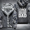 Proud army dad Fleece Hoodies Jacket