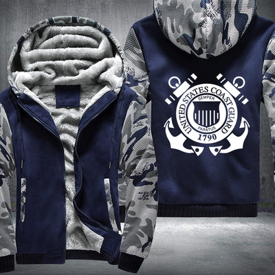United State Coast Guard 1790 Fleece Hoodies Jacket