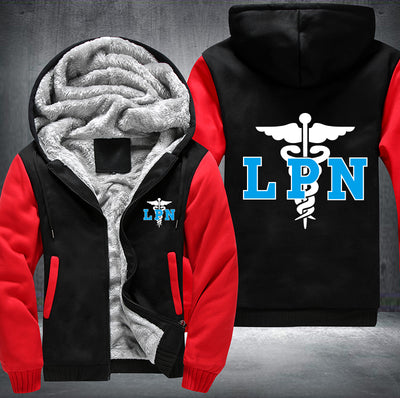 LPN Licensed practical nurse Printing Fleece Hoodies Jacket