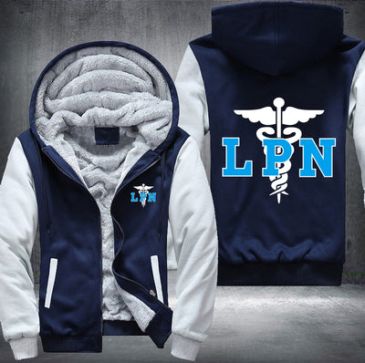 Licensed Practical Nurse LPN Printing Fleece Hoodies Jacket