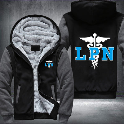 LPN Licensed practical nurse Printing Fleece Hoodies Jacket